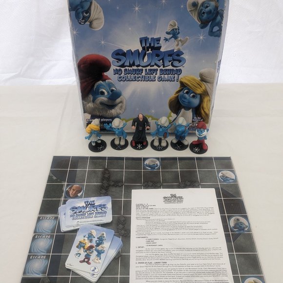 The Smurfs No Smurf Left Behind Collectible Box Game & 2 extra collectibles - Picture 2 of 14